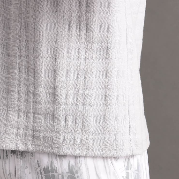 シャドーチェック キーネックTシャツ | NICOLE | 詳細画像10 