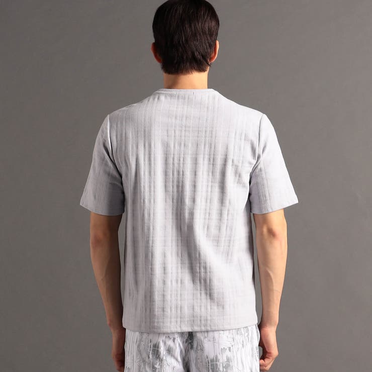 シャドーチェック キーネックTシャツ | NICOLE | 詳細画像6 