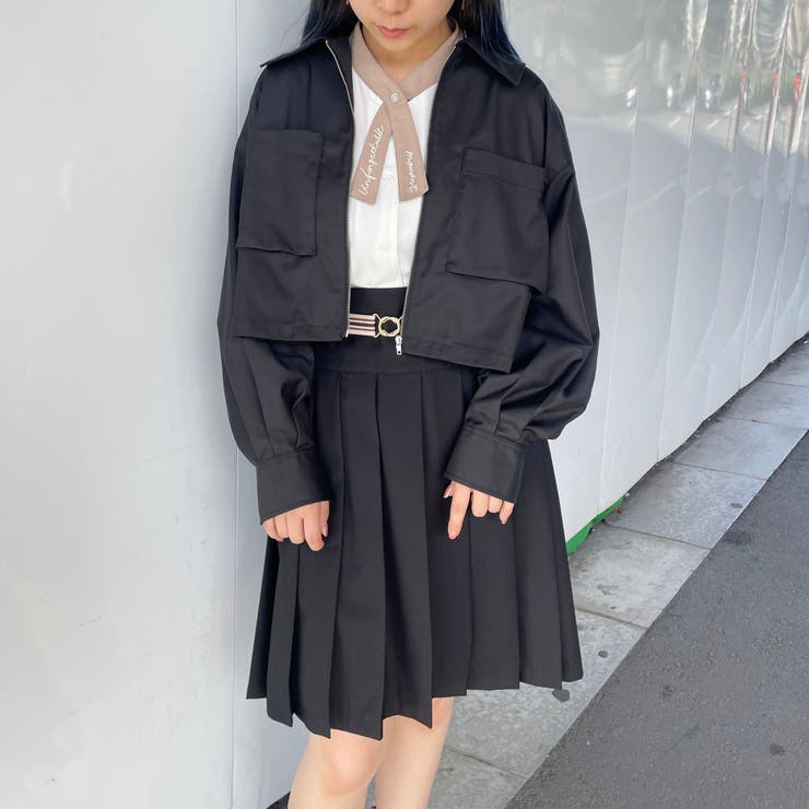 フラットカラーショートジャケット | NICOLE | 詳細画像4 