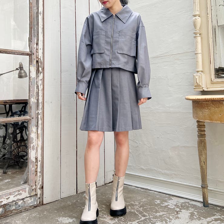 フラットカラーショートジャケット | NICOLE | 詳細画像8 