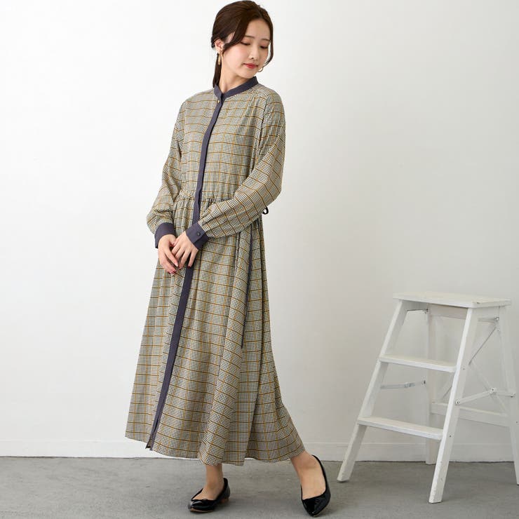 94その他5 | 柄デシン切替ワンピース | NICOLE