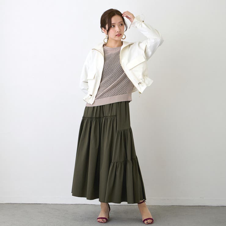 ドロストショートブルゾン | NICOLE | 詳細画像15 