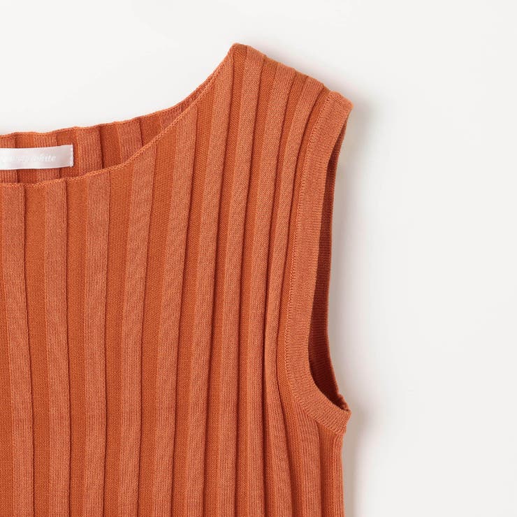 リブニットタンクトップ | NICOLE | 詳細画像10 