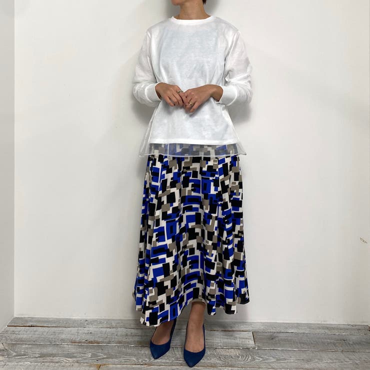 オーガンジー重ねロングスリーブTEE | NICOLE | 詳細画像12 