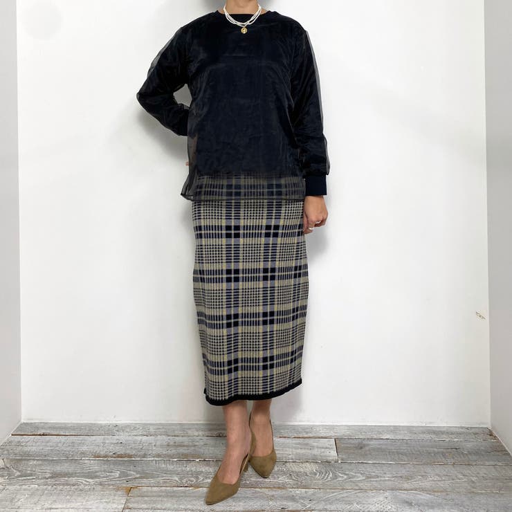 オーガンジー重ねロングスリーブTEE | NICOLE | 詳細画像13 