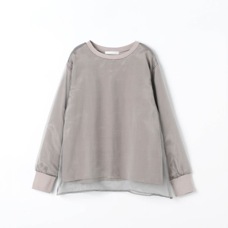 オーガンジー重ねロングスリーブTEE | NICOLE | 詳細画像2 