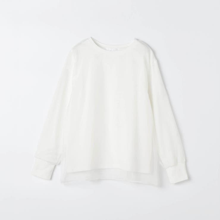 オーガンジー重ねロングスリーブTEE | NICOLE | 詳細画像3 