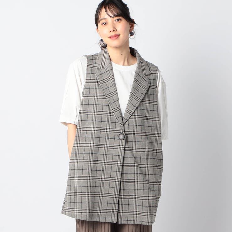 テーラーロングジレ | NICOLE | 詳細画像1 