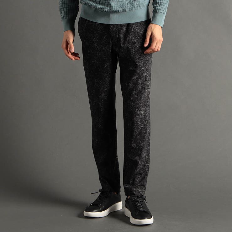 49ブラック | デニムプリント セットアップパンツ | NICOLE