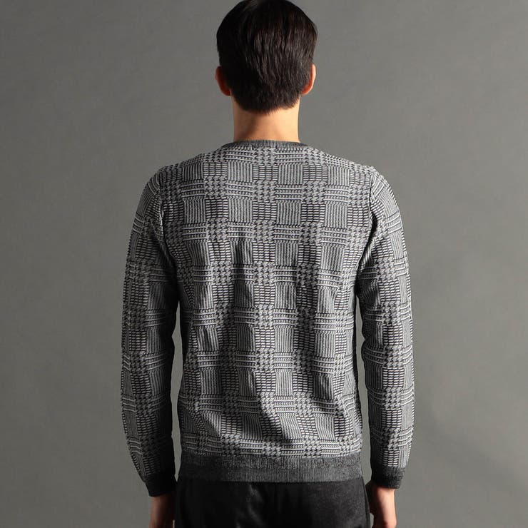 シャドウチェック プルオーバーニット | NICOLE | 詳細画像5 