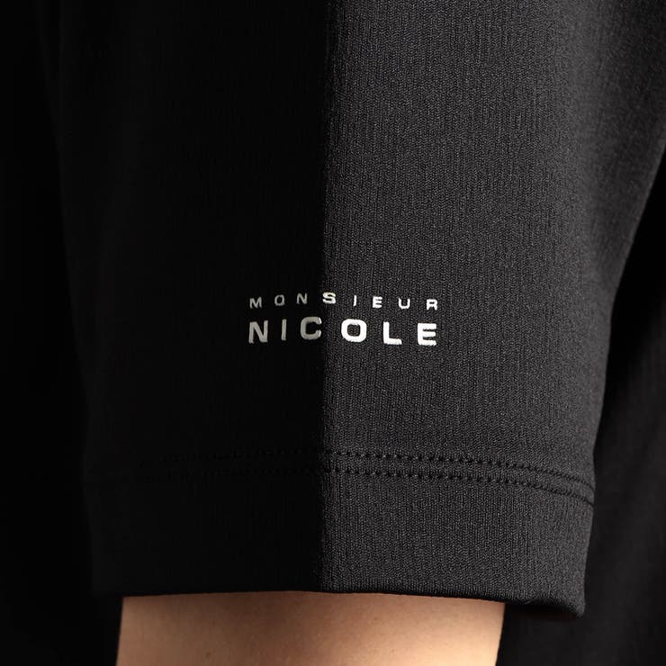 メランジジャカード モックネックTシャツ | NICOLE | 詳細画像10 