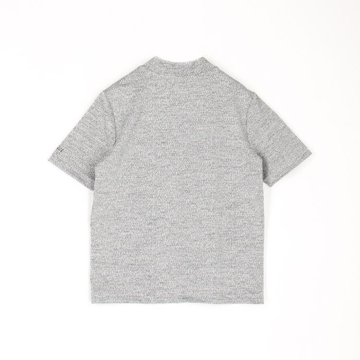 andperse グレー モックネック Tシャツ wjk - 《予約品》 cut-off semi mock neck / モックネックT