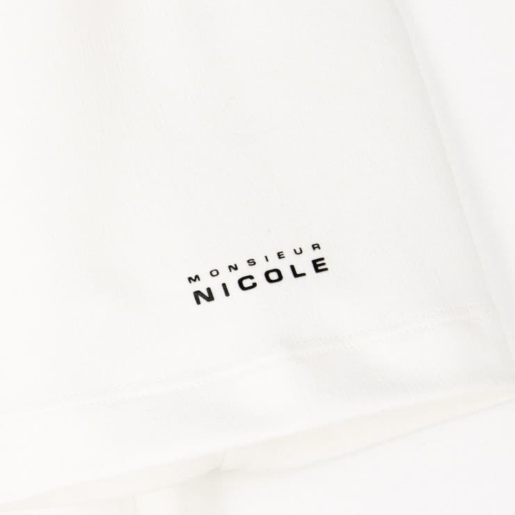 メランジジャカード モックネックTシャツ | NICOLE | 詳細画像22 