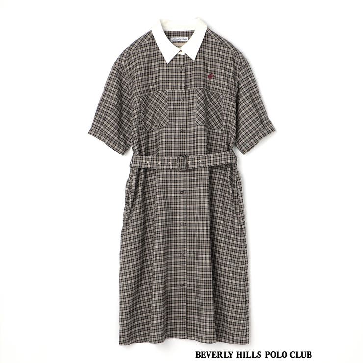 ベルト付きクレリックワンピース[品番：NICW0005352]｜NICOLE
