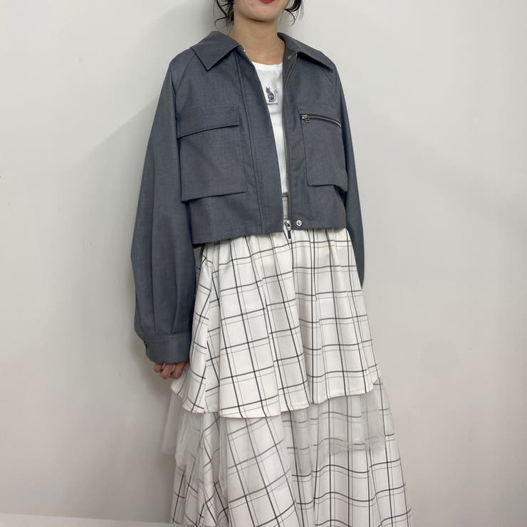 ラグランショートジャケット | NICOLE | 詳細画像25 