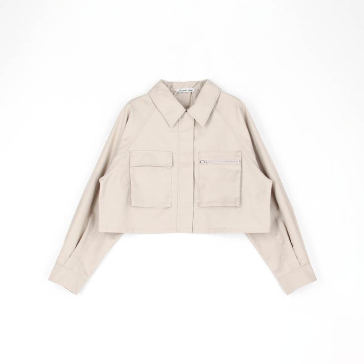 ラグランショートジャケット | NICOLE | 詳細画像3 