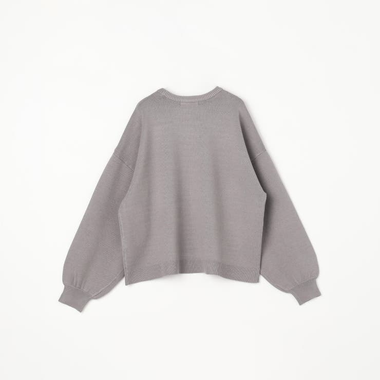 ダルメシアン柄ニットプルオーバー[品番：NICW0005388]｜NICOLE