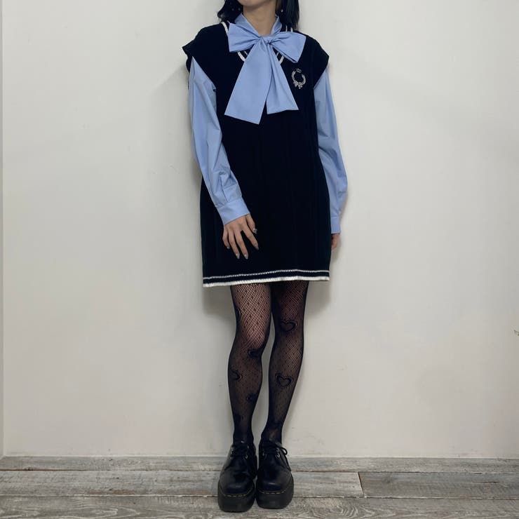 配色ケーブルニットベスト | NICOLE | 詳細画像20 