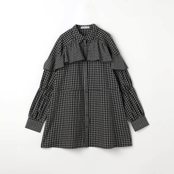 チェックフリルチュニック | NICOLE | 詳細画像3 