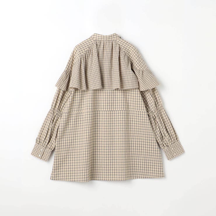 チェックフリルチュニック | NICOLE | 詳細画像4 