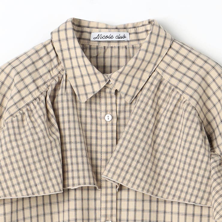 チェックフリルチュニック | NICOLE | 詳細画像5 