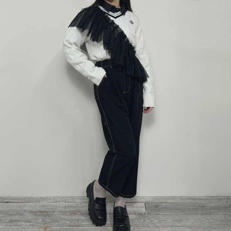 WEB限定チュールマルチウェイブラウス | NICOLE | 詳細画像16 