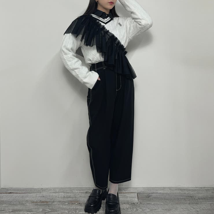 WEB限定チュールマルチウェイブラウス | NICOLE | 詳細画像18 