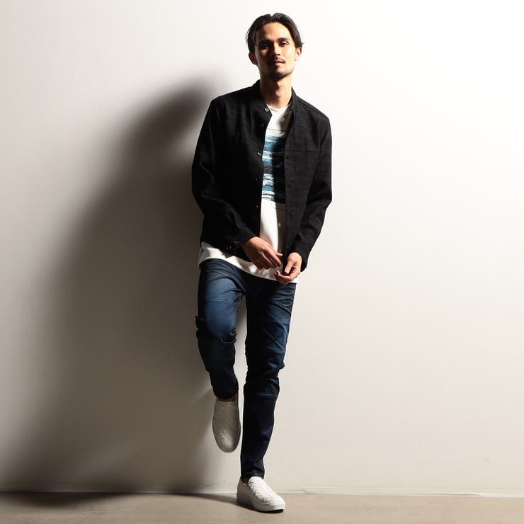 【RIELABO】カモフラデザインショートスタンドシャツ | NICOLE | 詳細画像3 