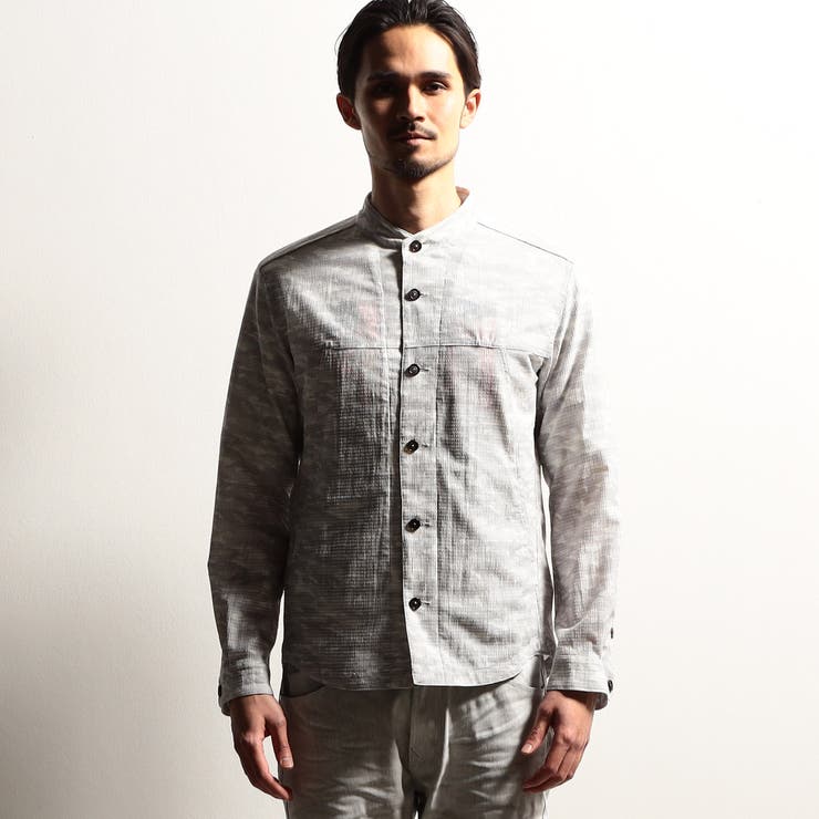 【RIELABO】カモフラデザインショートスタンドシャツ | NICOLE | 詳細画像4 