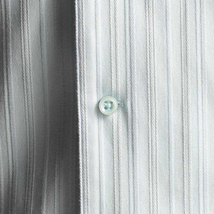 リバーシブルドビー７分袖スタンドカラーシャツ | NICOLE | 詳細画像14 