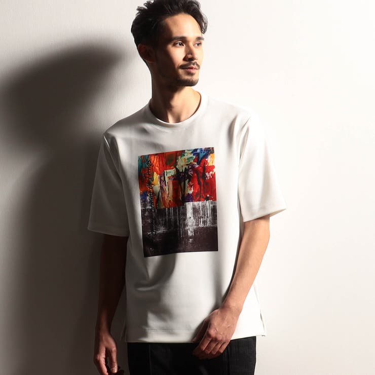 【RIELABO】グラフィックプリントクルーネックＴシャツ | NICOLE | 詳細画像4 