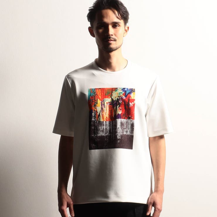 【RIELABO】グラフィックプリントクルーネックＴシャツ | NICOLE | 詳細画像5 