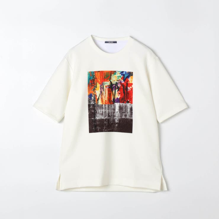 【RIELABO】グラフィックプリントクルーネックＴシャツ | NICOLE | 詳細画像8 