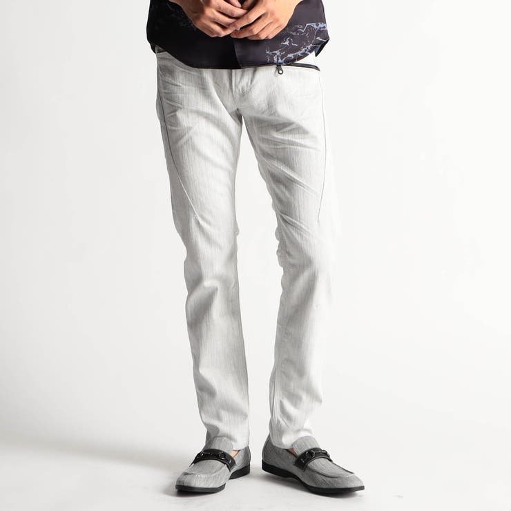 09ホワイト | バイロフトストレッチデニムパンツ | NICOLE