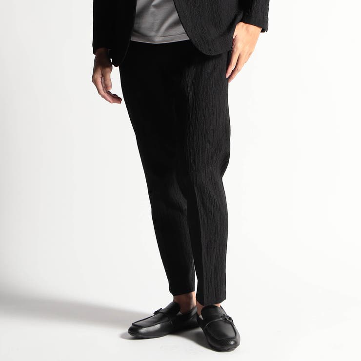 ヘリンボン柄楊柳イージーパンツ | NICOLE | 詳細画像1 