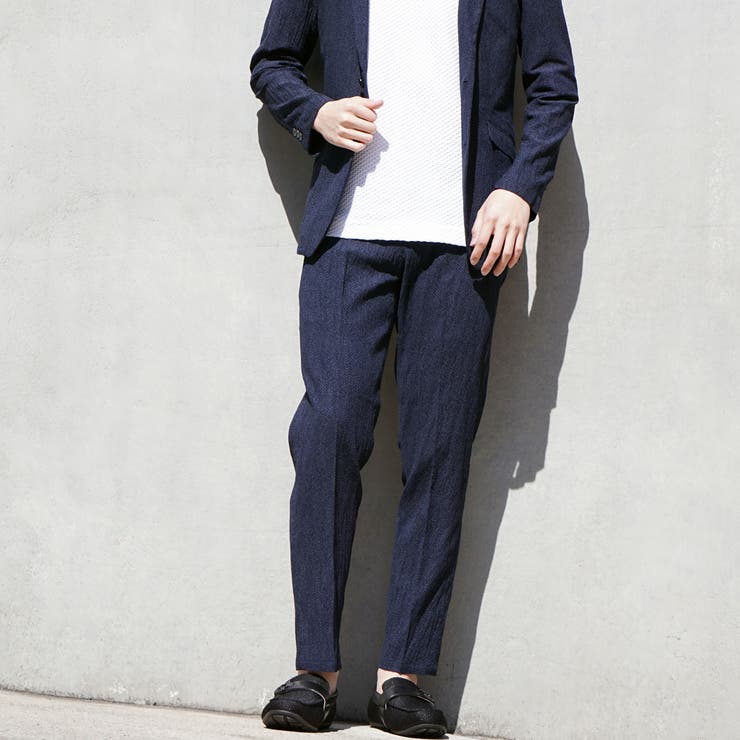 ヘリンボン柄楊柳イージーパンツ | NICOLE | 詳細画像14 