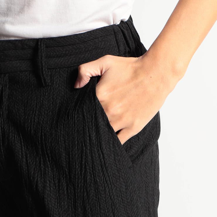 ヘリンボン柄楊柳イージーパンツ | NICOLE | 詳細画像7 