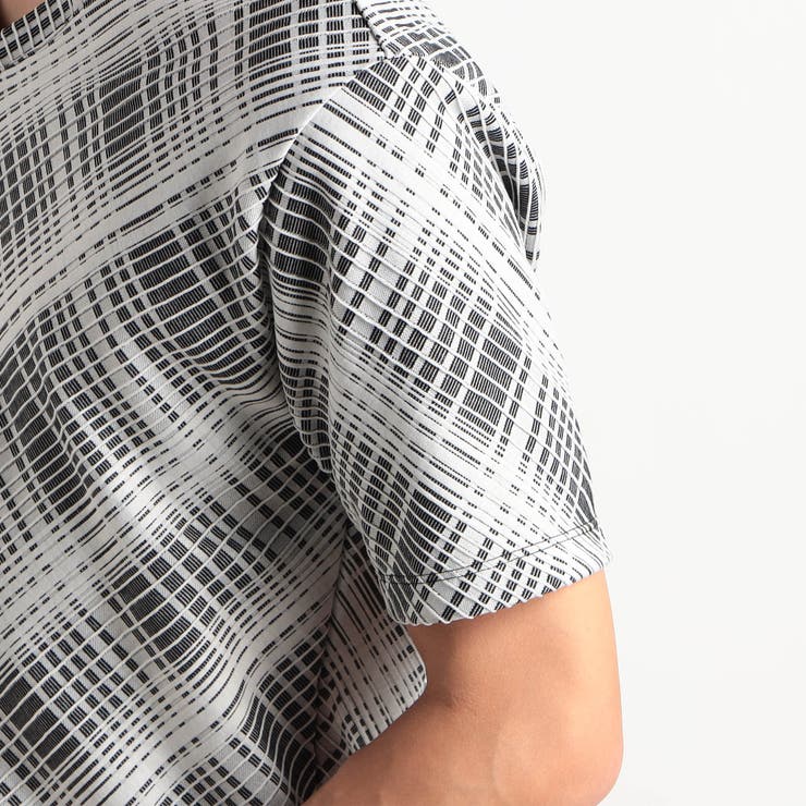 ブリスターチェックジャガードＶネック半袖Ｔシャツ | NICOLE | 詳細画像6 