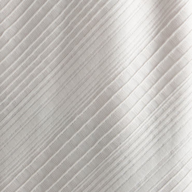 ブリスターチェックジャガードＶネック半袖Ｔシャツ | NICOLE | 詳細画像8 