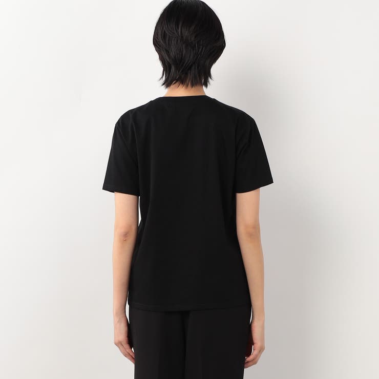 25新作 バレンシアガ NICOLE ISABELLE MICHELLE BOXY Tシャツ Michelle Boxy T-shirt in Black Faded | Balenciaga NL