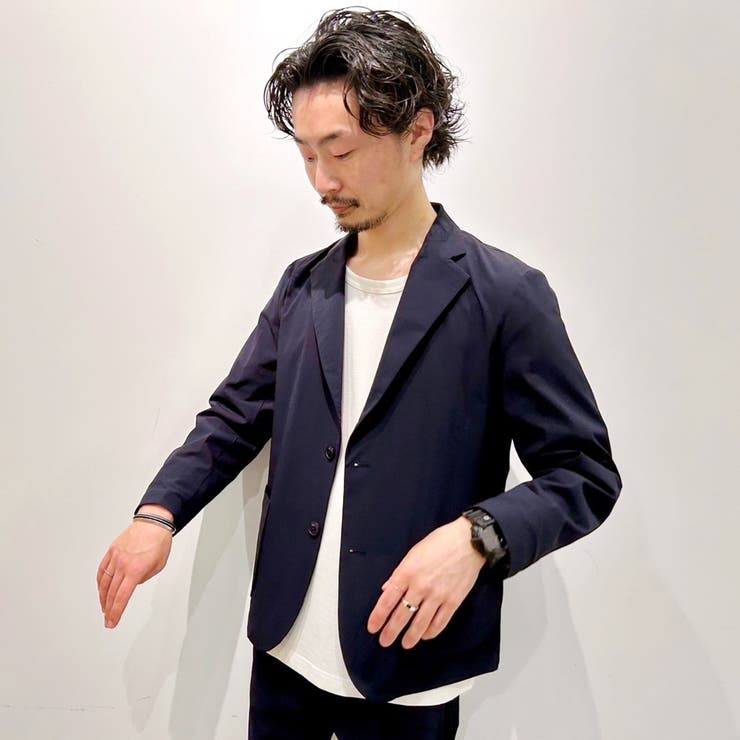 ナイロンリップストレッチテーラードジャケット | NICOLE | 詳細画像21 