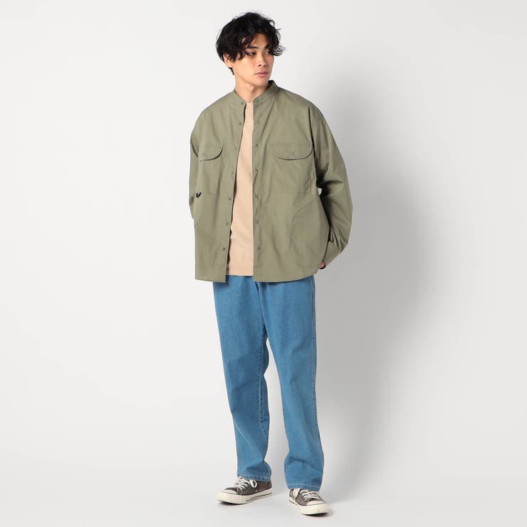 バンドカラーシャツブルゾン[品番：NICW0005371]｜NICOLE（ニコル）の