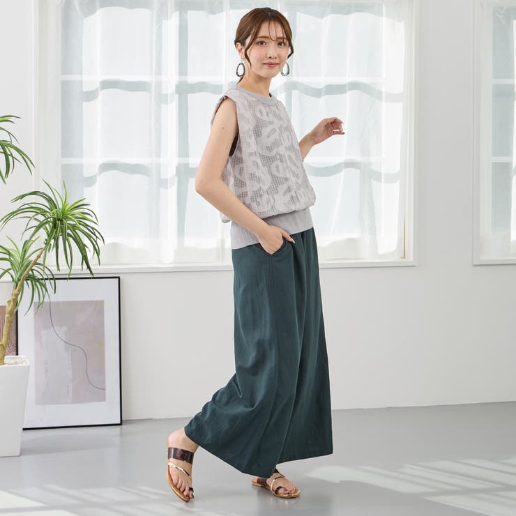 リネン混イージーパンツ | NICOLE | 詳細画像20 