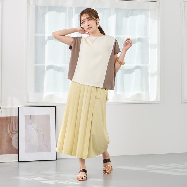 プリーツラップパンツ | NICOLE | 詳細画像4