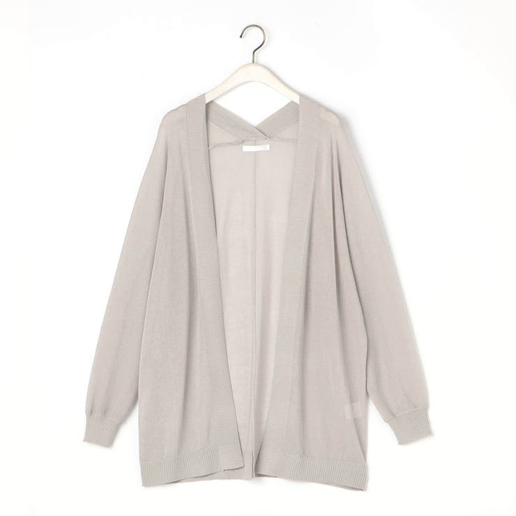 接触冷感 シアーニット ロングカーディガン | NICOLE | 詳細画像3 