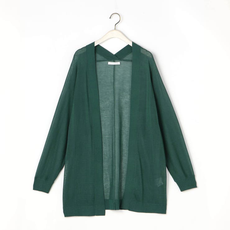 接触冷感 シアーニット ロングカーディガン | NICOLE | 詳細画像5 