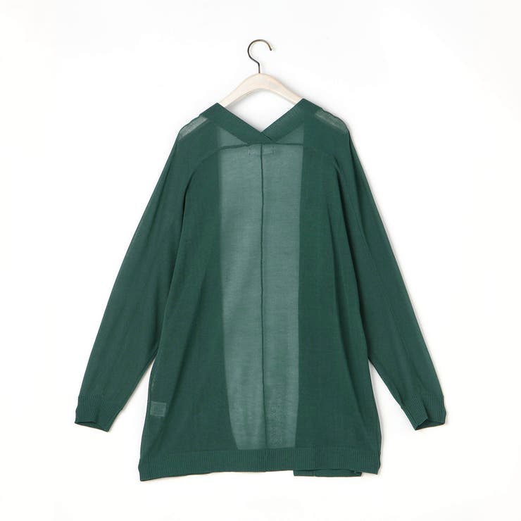 接触冷感 シアーニット ロングカーディガン | NICOLE | 詳細画像7 