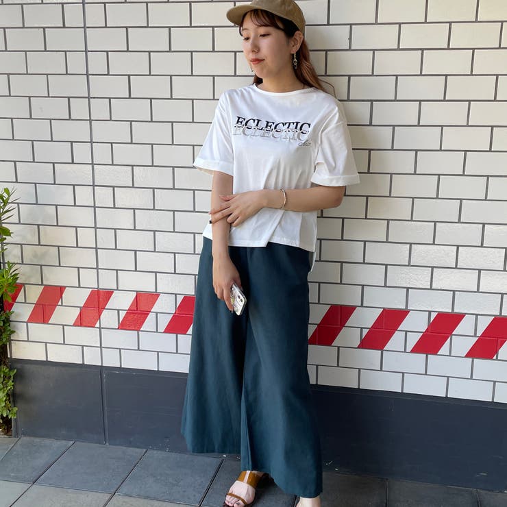 ★NICK&NICOLE★NICOLE SHADOW LOGO TEE★送料・関税込★ シルバー刺繍ロゴTEE[品番：NICW0005795]｜NICOLE（ニコル