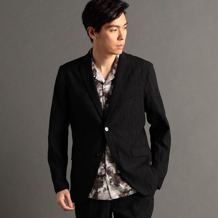 トリコットワッシャープリント セットアップジャケット | NICOLE | 詳細画像4 