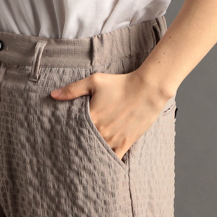 ドビーサッカー セットアップパンツ | NICOLE | 詳細画像8 